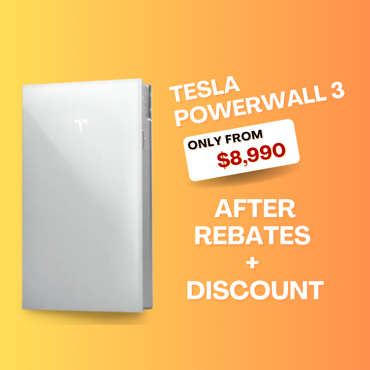 Tesla Powerwall 3 - EOFY-2